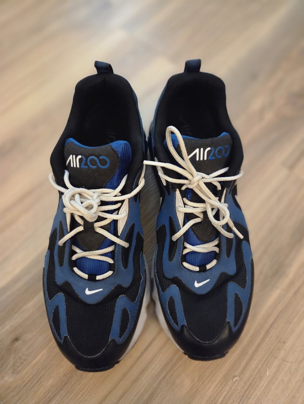 Nike Air Max 270 Sneakers in Black & Blue Abstract Design US 12